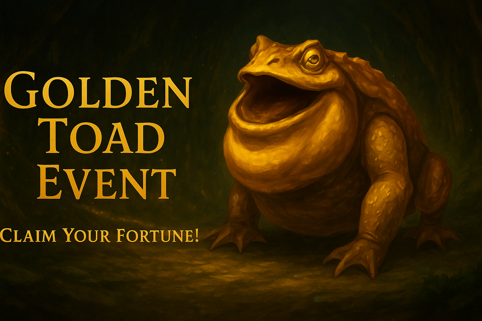 Golden Toad Event Banner