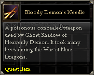 Bloody Demon's Needle