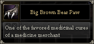 Big Brown Bear Paw