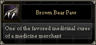 Brown Bear Paw